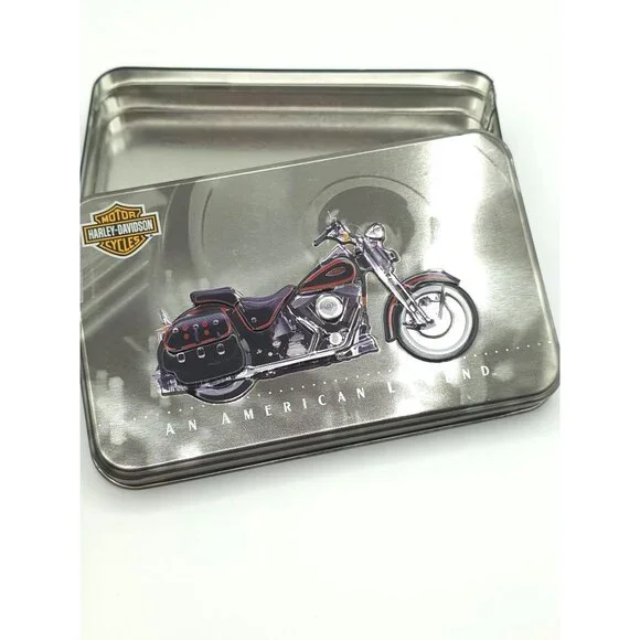 Harley-Davidson Playing Cards New-Sealed Set With Collectible Tin - "An American - Picture 3 of 5